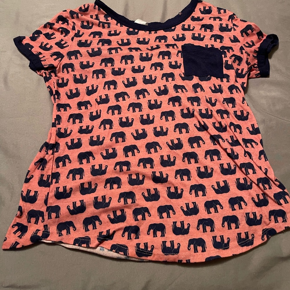 Elephant print t shirt